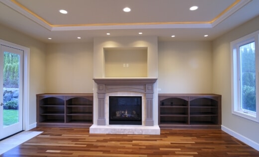 New Construction Electric Livingroom Recessed Lighting